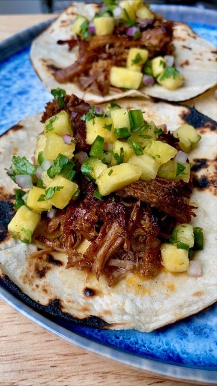 Javalina Carnitas Tacos with Pineapple Salsa