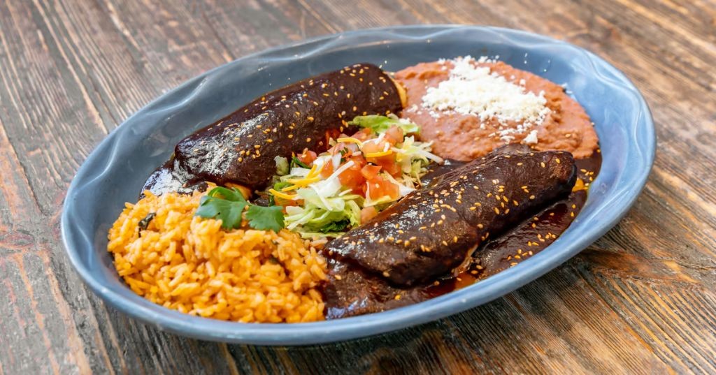 Javalina Enchiladas with Mole Sauce