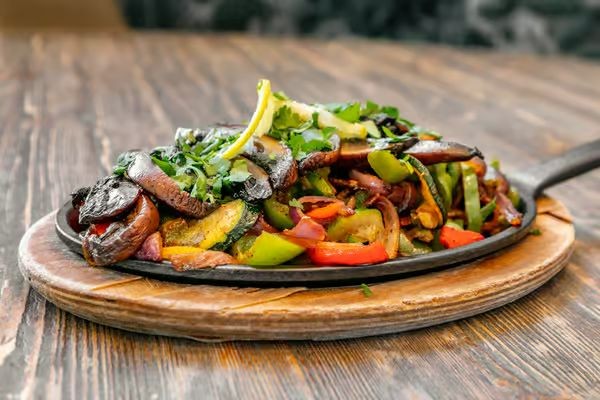 Javalina Fajitas with Grilled Vegetables