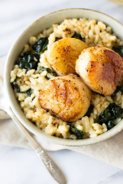 Kale and Parmesan Risotto