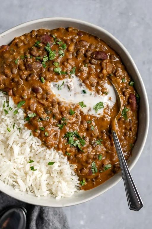 Kidney Bean and Lentil Dal