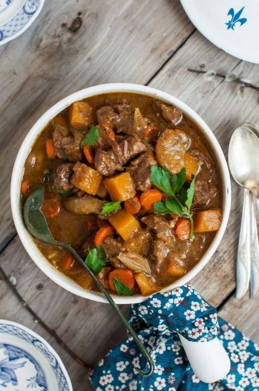Le Creuset Beef Stew with Root Vegetables