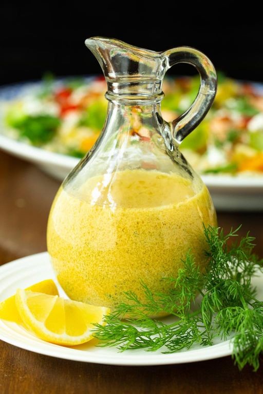 Lemon Dill Vinaigrette for Seafood