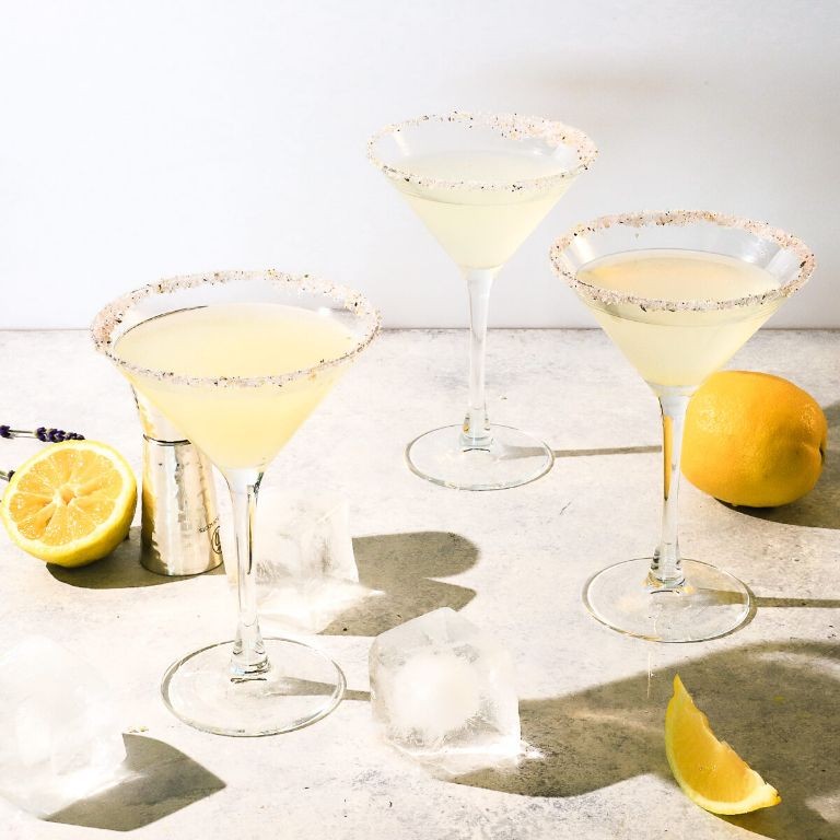 Lemon Drop Candy with Lavender Infusion