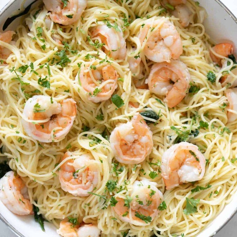 Lemon Garlic Butter Shrimp Pasta