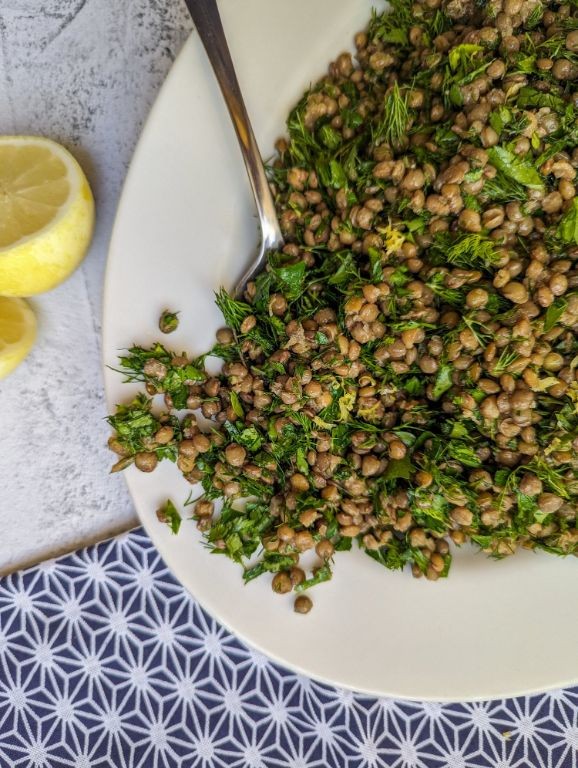 Lemon Herb Lentil Salad