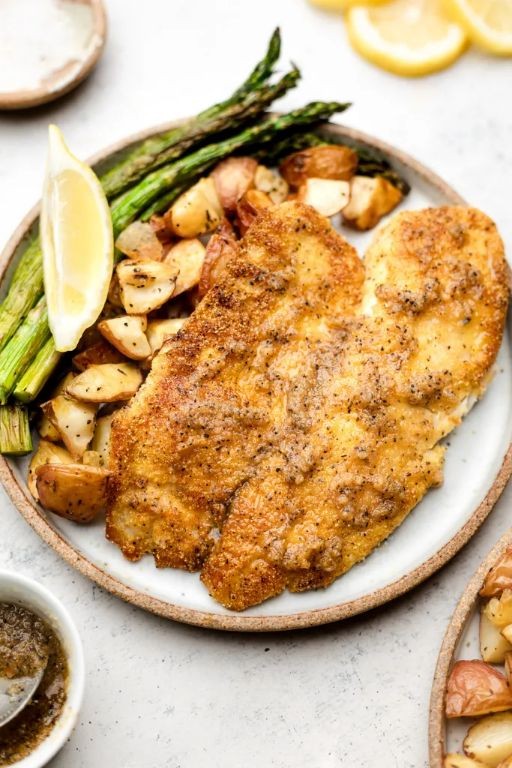 Lemon Pepper Breaded Tilapia