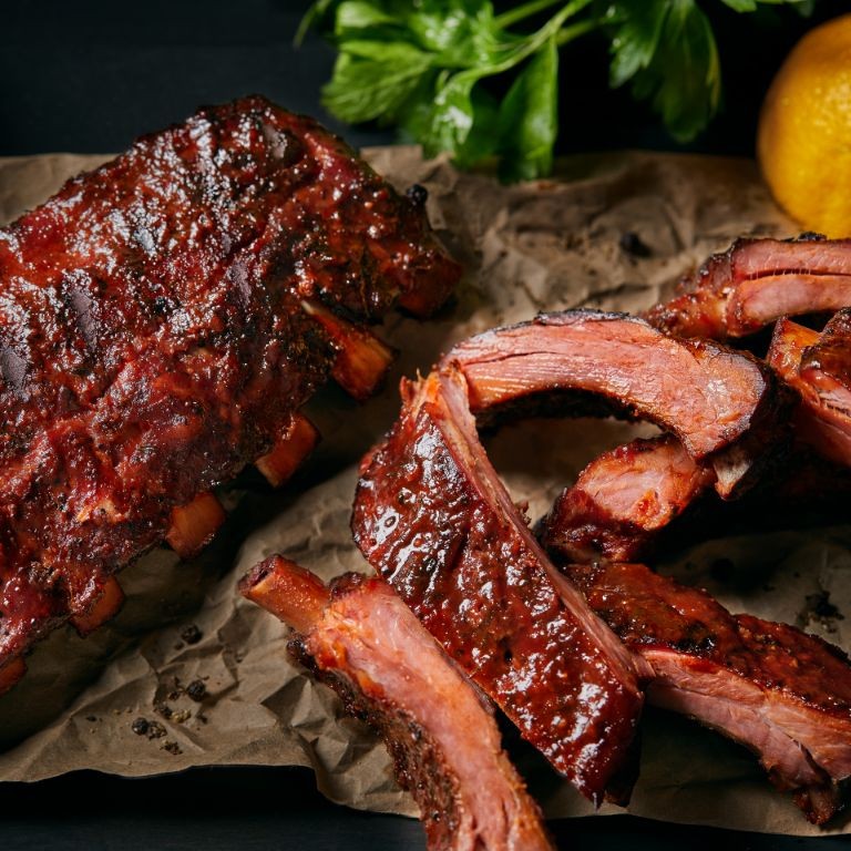 Lemon Pepper Grilled Pork Ribs