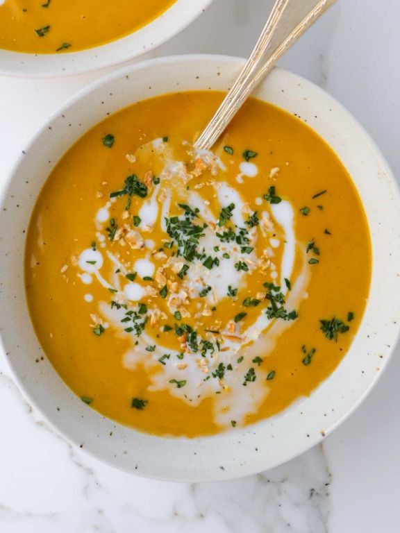 Lentil and Carrot Soup with Ginger