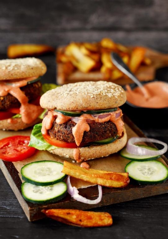 Lentil and Quinoa Veggie Burgers
