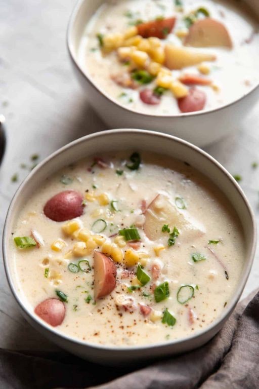 Little Red Potato and Corn Chowder