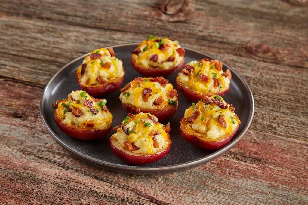 Loaded Little Red Potato Skins
