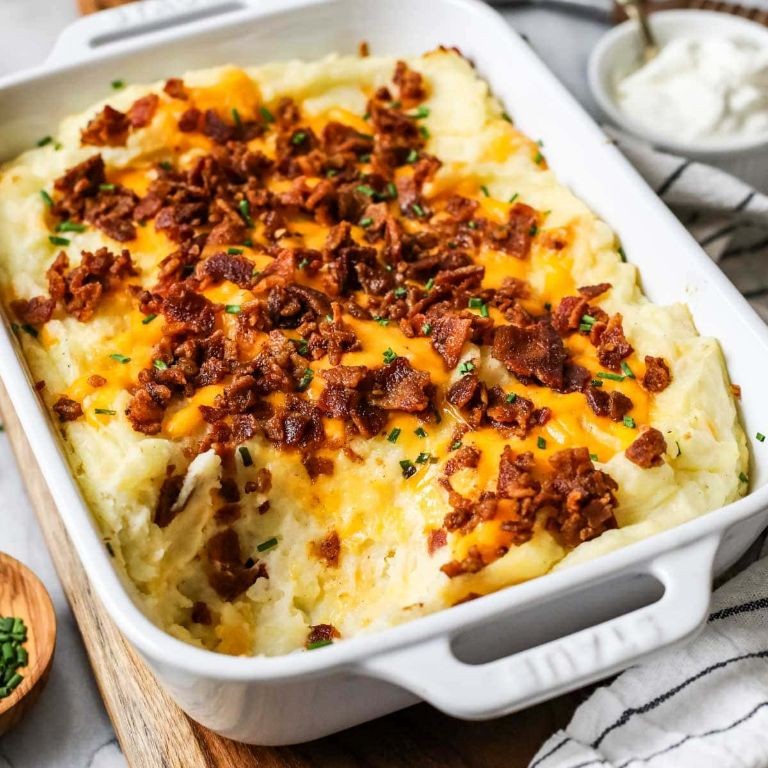 Loaded Mashed Potato Casserole