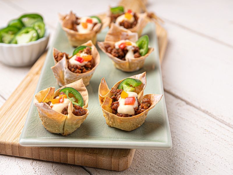 Loaded Nacho Cheese Bites