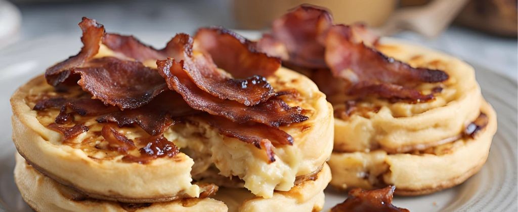 Marmite and Bacon Pancakes