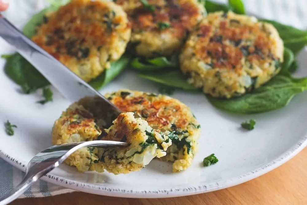 Millet and Spinach Patties