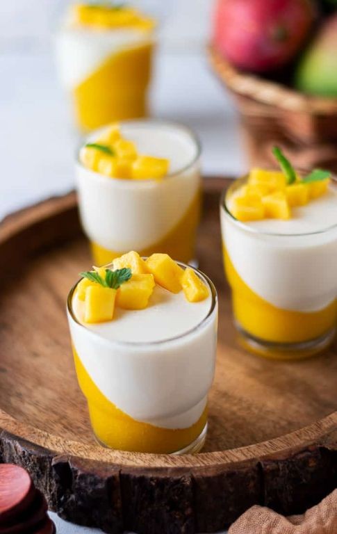 Mini Mango Panna Cotta