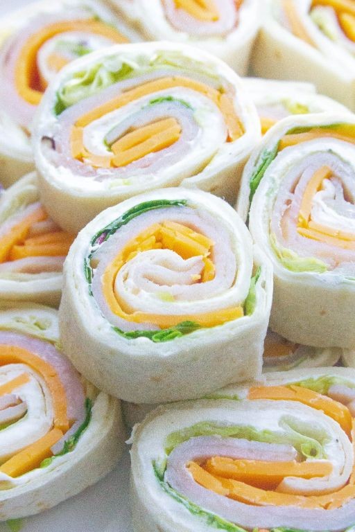 Mini Turkey and Cheese Roll-Ups