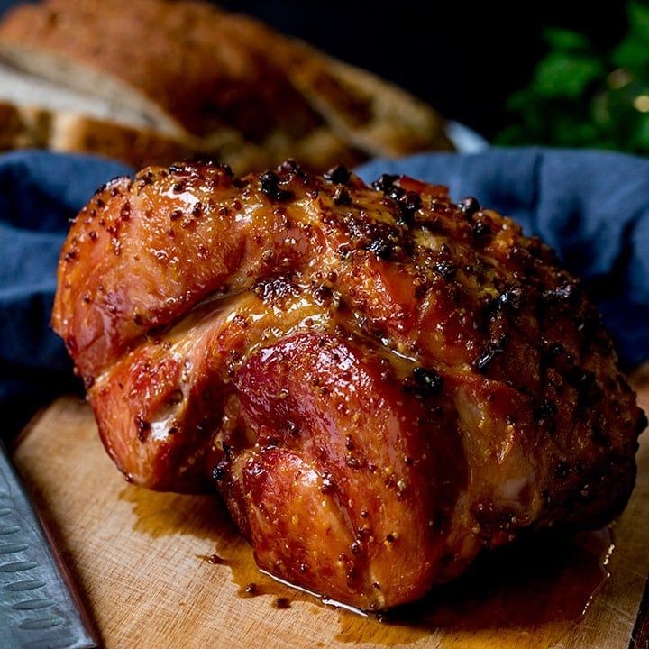 Mustard and Brown Sugar Roast Gammon