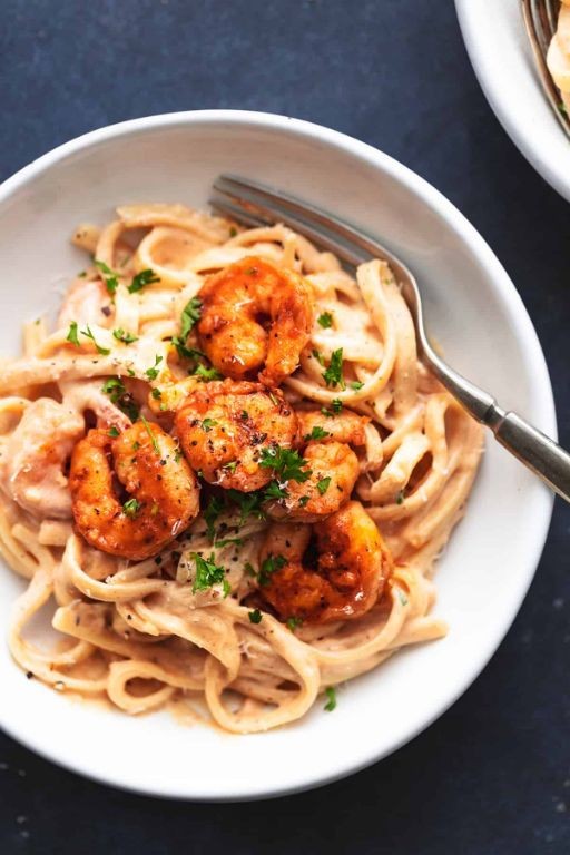 One-Pot Cajun Shrimp Alfredo Pasta