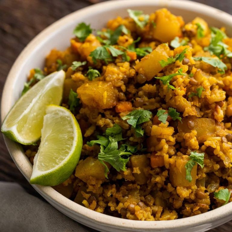 One-Pot Lentil and Rice Pilaf