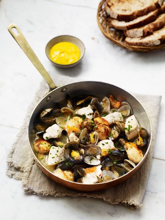 One-Pot Mediterranean Fish Stew with Saffron