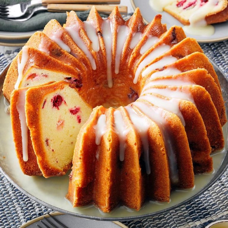Orange Cranberry Pound Cake