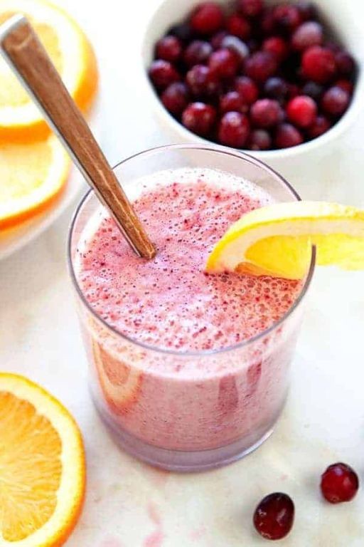 Orange Cranberry Smoothie