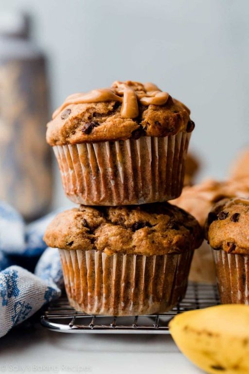 Peanut Butter Banana Muffins