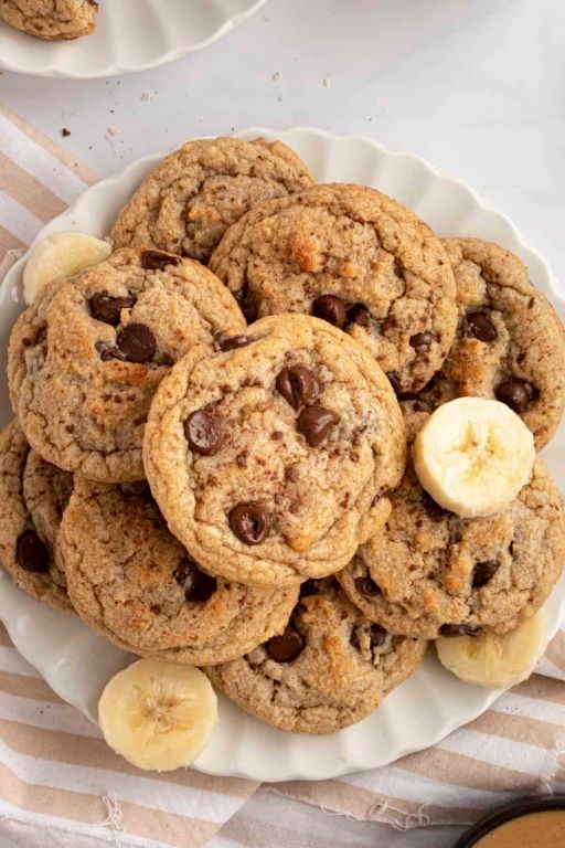 Peanut Butter Banana Split Cookies