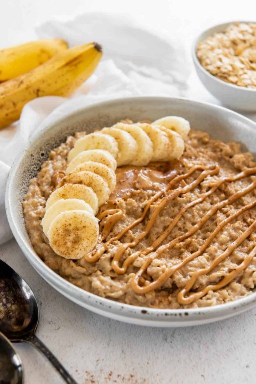 Peanut Butter and Banana Oatmeal