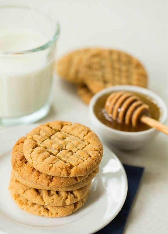 Peanut Butter and Honey Cookies