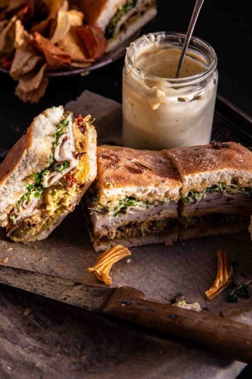 Pesto Turkey Panini with Sun-Dried Tomatoes