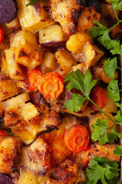 Polish Chicken and Potato Bake (Zapiekanka z Kurczakiem i Ziemniakami)