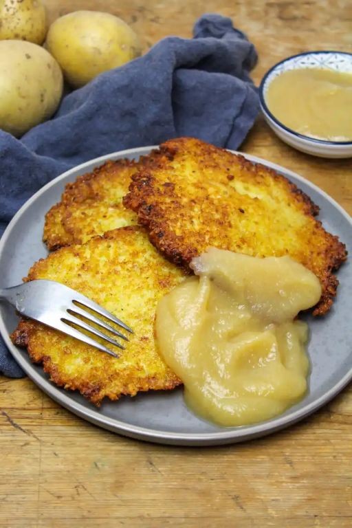 Potato Pancakes with Applesauce