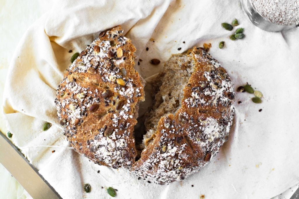 Pumpkin Seed and Flax Artisan Loaf