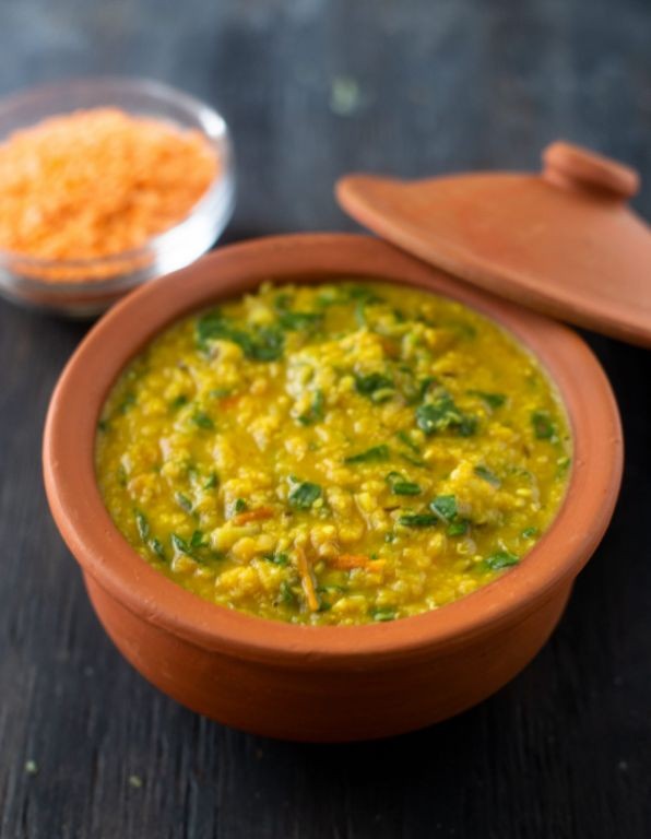 Quick Lentil and Spinach Dal
