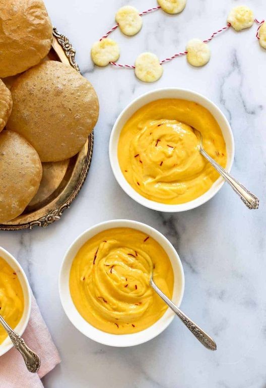 Quick Mango Shrikhand