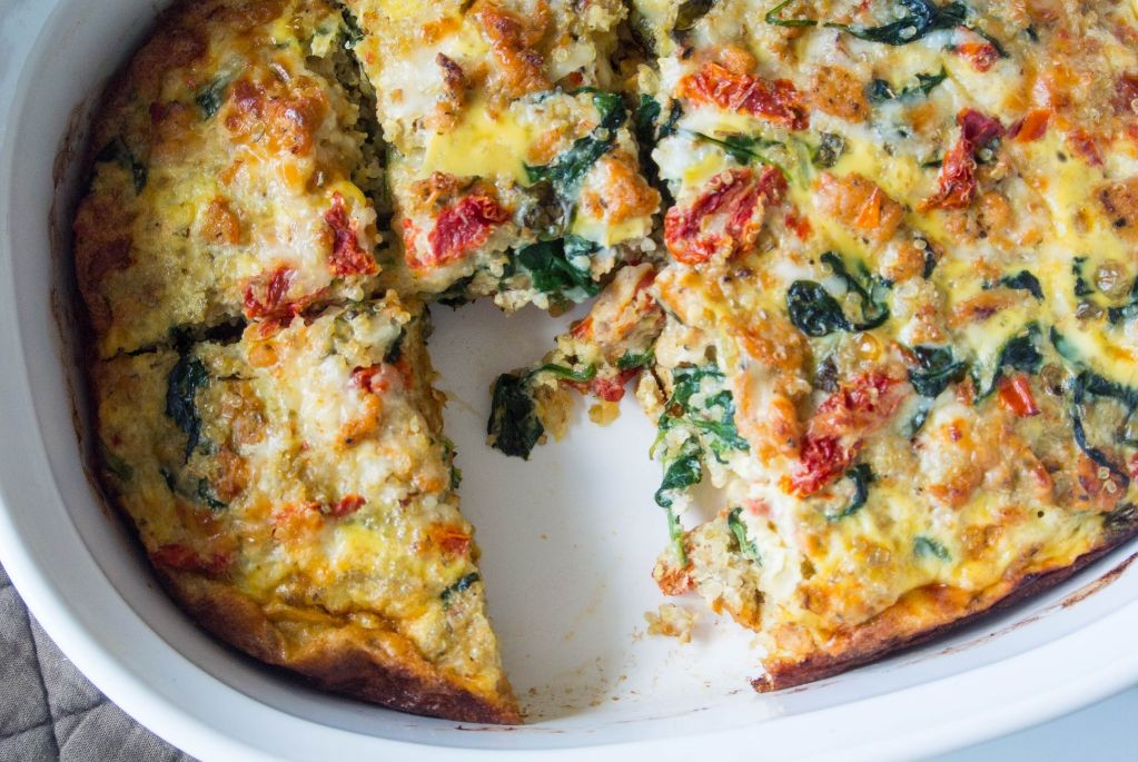 Quinoa and Veggie Breakfast Casserole