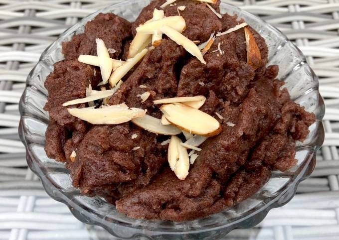 Ragi Flour Halwa with Cardamom