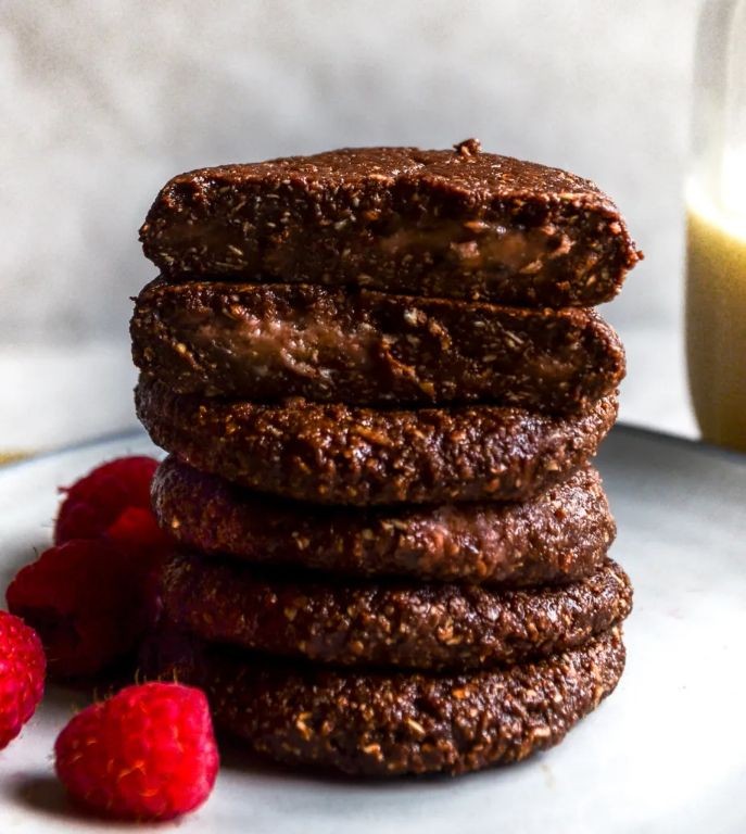 Raspberry No Bake Cookies