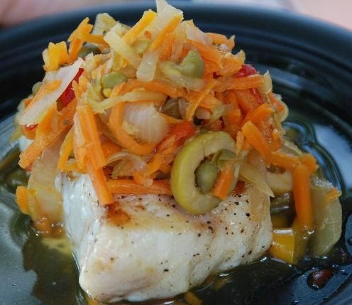 Red Snapper Escabeche with Pickled Vegetables
