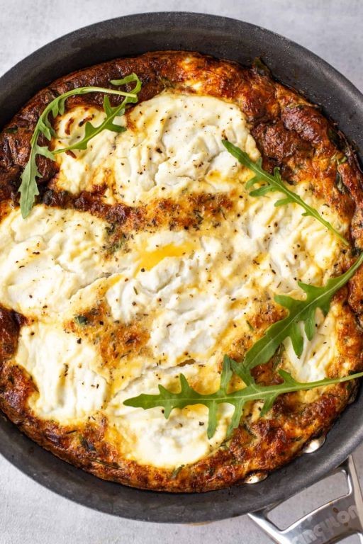 Ricotta and Caramelized Onion Frittata