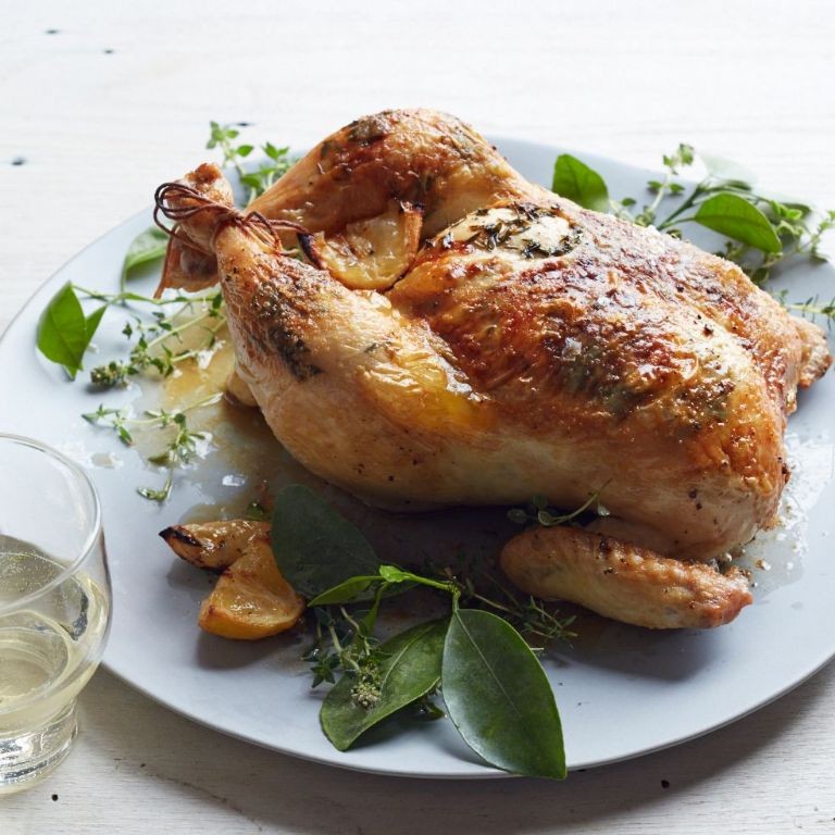 Roast Chicken with Lemon and Thyme