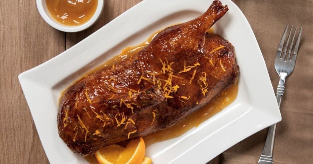 Roast Duck with Orange and Grand Marnier Sauce