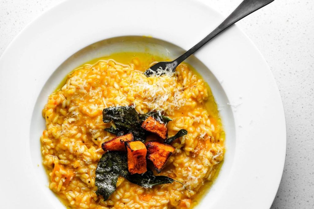 Roast Pumpkin and Sage Risotto