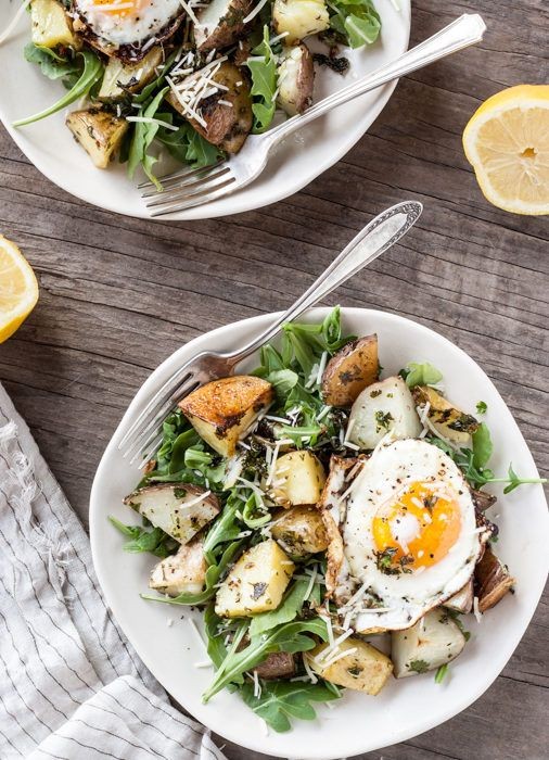 Roasted Garlic and Parmesan Potato Salad