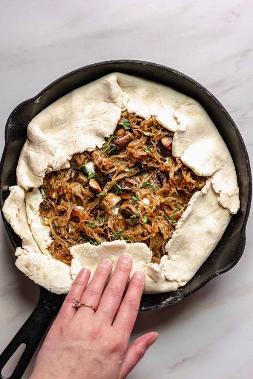 Rustic Potato and Mushroom Tart