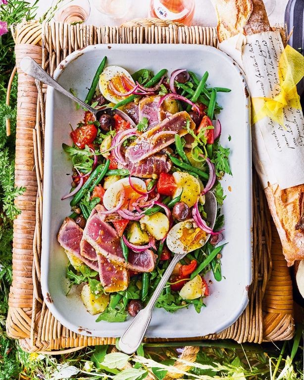 Salad Nicoise with Seared Tuna Steak