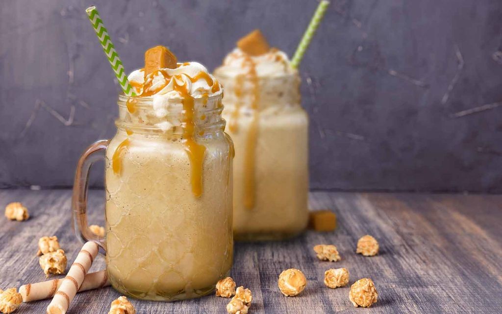 Salted Caramel Iced Coffee Smoothie